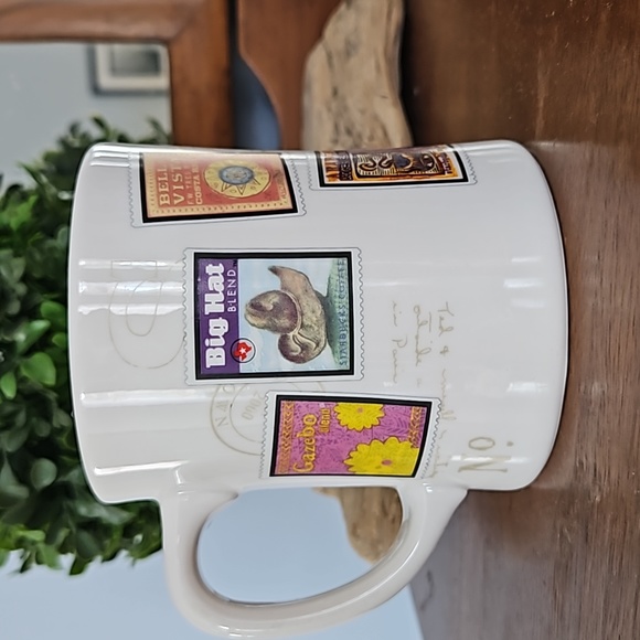 Starbucks Barista 2002 International Coffee Stamps 16 Oz. Mug - Picture 1 of 6